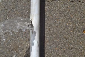 A crack in the pipe
