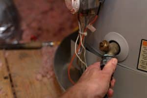 water heater drain